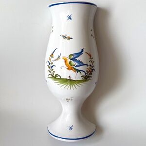 Moustiers France Wall Pocket Signed Vintage Scarce